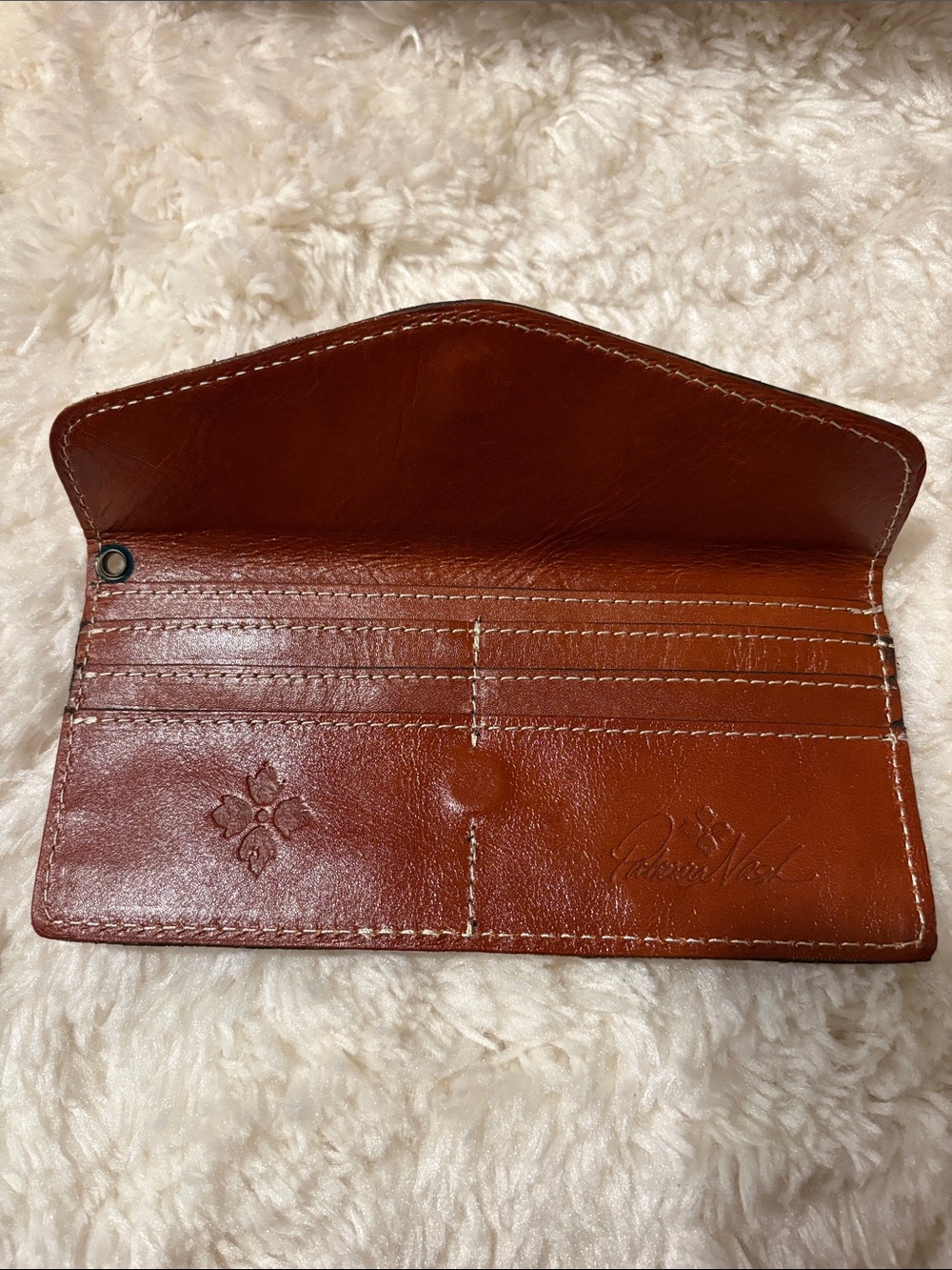 Patricia Nash Small Brown Leather Backpack Purse - Picture 5 of 8